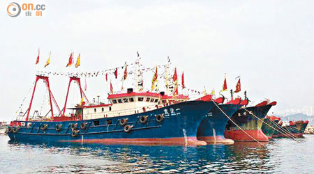 本港漁民斥資數千萬建造的新漁船，將遠征南中國海捕魚，但港人未必能享受該船的魚獲。