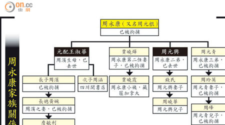 周永康家族關係