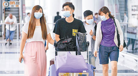 南韓新沙士疫情嚴峻，打擊港人赴韓旅遊意欲。（梁鵬威攝）