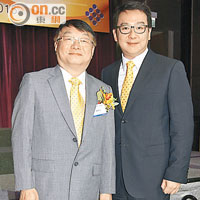 馮卓能（右）及趙舜培合力籌備成立三維打印業協會。