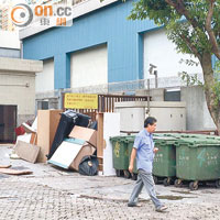 大埔太和邨垃圾站疑因衞生情況欠佳引致鼠患。