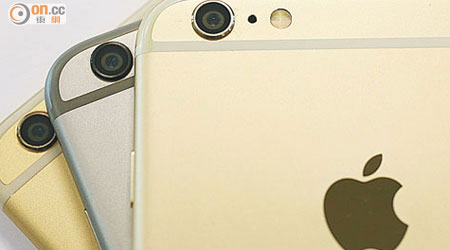 iPhone 6 Plus裝置的iSight攝影機可能發生組件故障。（黃仲民攝）