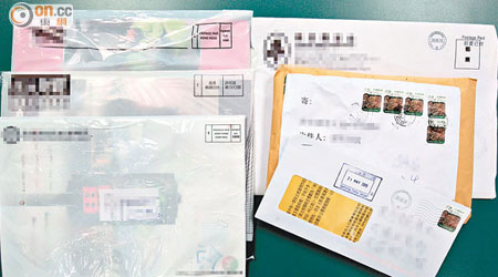 本港不少郵件面積大小不一，增加處理分揀信件的難度。