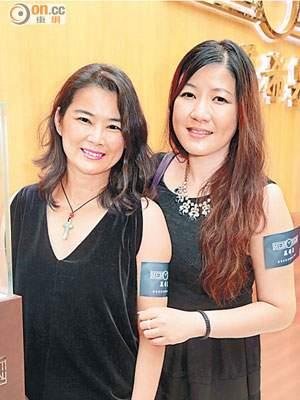 徐珊雯（左）同黃雅芝話港需培訓鐘錶業人才。