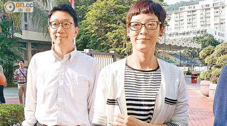 香港寬頻的客戶主任何俊傑（左），早前辯稱只是提供售後服務。