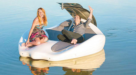 坐上「辣椒島」，用家可一試遊船河的樂趣。（互聯網圖片）