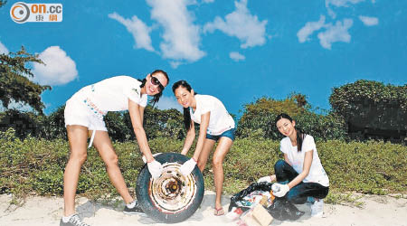 名模紅星齊呼籲支持者參與今年「清潔香港」活動。
