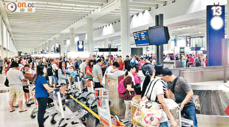 機管局指，已從多方途徑提升行李處理效率。