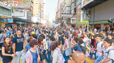 本港人口密集，陳茂波認為須擴展都市範圍，擺脫困局。