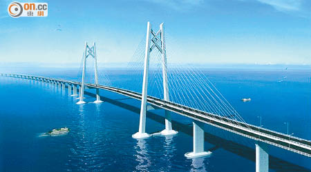 港珠澳大橋香港段工程進一步延遲至一七年底完工。