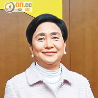 劉慧卿在記者會公布不連任立會議員。（陳亦瀅攝）