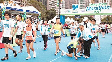 馬拉松長跑講求耐力，若訓練不足參賽，可引致橫紋肌溶解症。