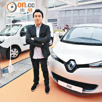 陳俊邦對電動車銷情樂觀，有望增長一成。