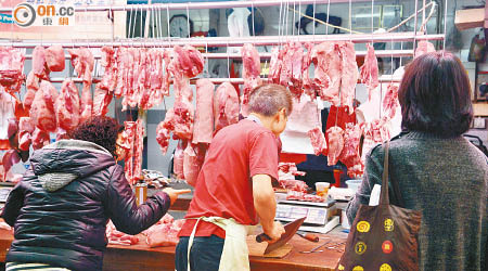 業界希望藉正名「肉類切割技術員」提高「豬肉佬」形象。（蕭毅攝）