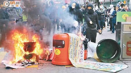 中聯辦強烈譴責暴徒肆意「打、砸、燒」等暴力犯罪行為。