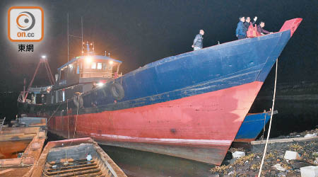 海上運毒的漁船遭扣押。（資料圖片）