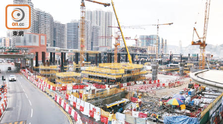 有廣深港高鐵香港段工程承建商捲入勞資糾紛。（資料圖片）