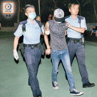 九龍塘偷衫<br>越南漢涉嫌盜竊被捕。（蘇仲賢攝）