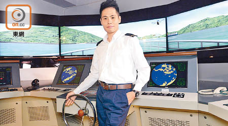 陳添樂決定以航海為終身事業，目標是當船長。<br>（政府新聞處提供）