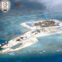 南薰礁<br>南薰礁建有多項設施。