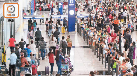 香港是國際航空樞紐，機場口岸隨時失守。