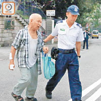 保安員手部被野豬咬傷送院。