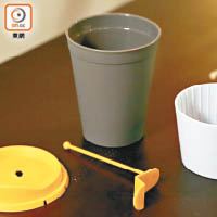 「走杯」設計針對現時外賣杯配套，一杯可取代杯、蓋、攪棍及膠袋。