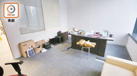 游蕙禎前辦公室<br>游蕙禎的前辦公室仍放置很多個人物品未搬走。