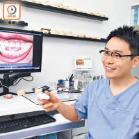 牙醫鄧幹耀指誤用漂白劑嚴重者可致牙肉萎縮。