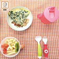 家長可配搭蔬菜、肉、魚或蛋，加上軟飯或粉麵作為幼兒飯餐。