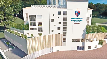思貝禮國際學校香港分校模擬圖。（互聯網圖片）