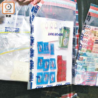 毒品以糖果紙包裝及收藏在糖果盒。
