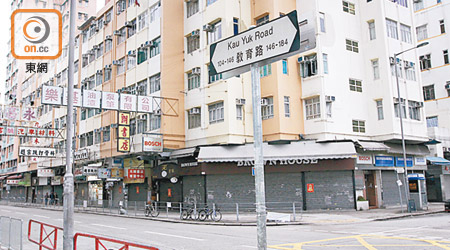 南亞漢在教育路一單位強姦女友被捕。（文健雄攝）