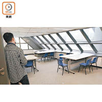 香港教師中心：中心內的會議室，半年內只舉行了七十項活動。