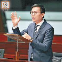 陳恒鑌批評三大政府部門懶理會議室資源浪費問題。