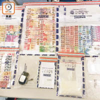 旺角<br>警方在賓館檢獲毒品、現金及包裝工具。