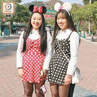 台灣女旅客陳小姐（左）及蘇小姐指行程未受影響。