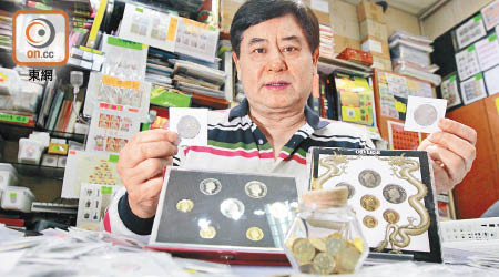 陳榮輝指，女王頭硬幣升值潛力大。