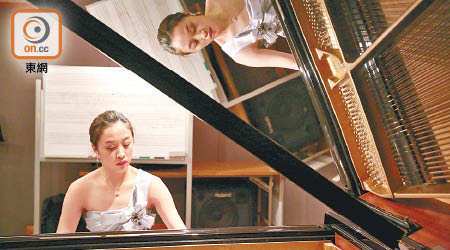 林楓源將於香港大會堂獨奏多首名曲，並合奏中國當代經典《黃河鋼琴協奏曲》。（黃偉邦攝）