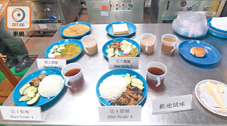 無論是否單獨囚禁，囚犯的餐單並無分別，但因應不同飲食文化，院所會提供四類膳食供囚犯選擇。（資料圖片）