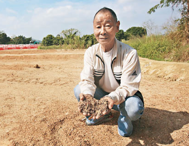 高鐵工程後 30萬呎農地乾塘 斷水難復耕 路署懶理村民死活