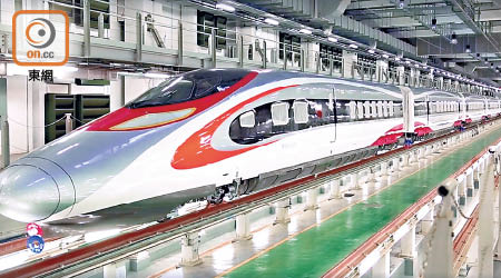 港鐵採用中國生產的高鐵列車在石崗完成組裝。（資料圖片）