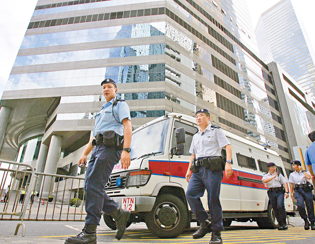 特首選舉千五警布防