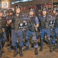 警方已安排俗稱「速龍小隊」的特別戰術小隊候命，以應付特首選舉出現的突發情況。