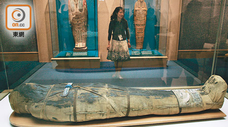 大英博物館約二百件藏品將於下月在港展出，展品包括木乃伊。（資料圖片）