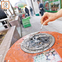 本港有六十四萬名煙民，每年有逾七千人因吸煙離世。