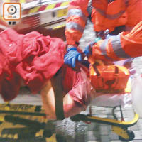 被車壓至重傷的阿政，救出送院後證實不治。
