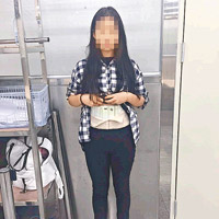 涉事香港女子均使用同款的特製腰封。（互聯網圖片）