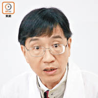 袁國勇說今次的甲型流感有一個小的抗原變異。