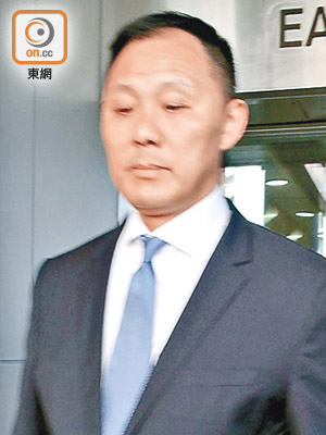 被告陳永豪昨被裁定非禮罪成，獲輕判罰款一萬元。（辛永明攝）